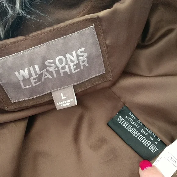 Wilsons Women's Brown Leather Coat - Picture 5 of 8